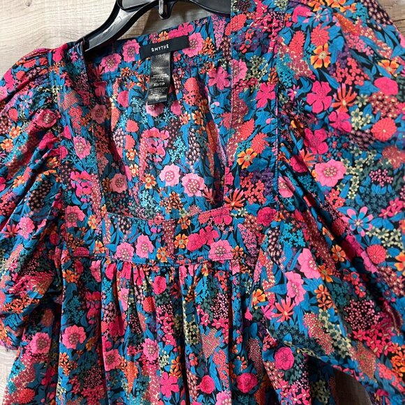 SMYTHE square neck tunic - liberty multi floral size XS - Picture 4 of 8